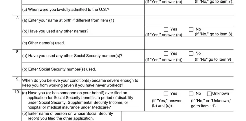 what does form disability conclusion process shown (part 2)