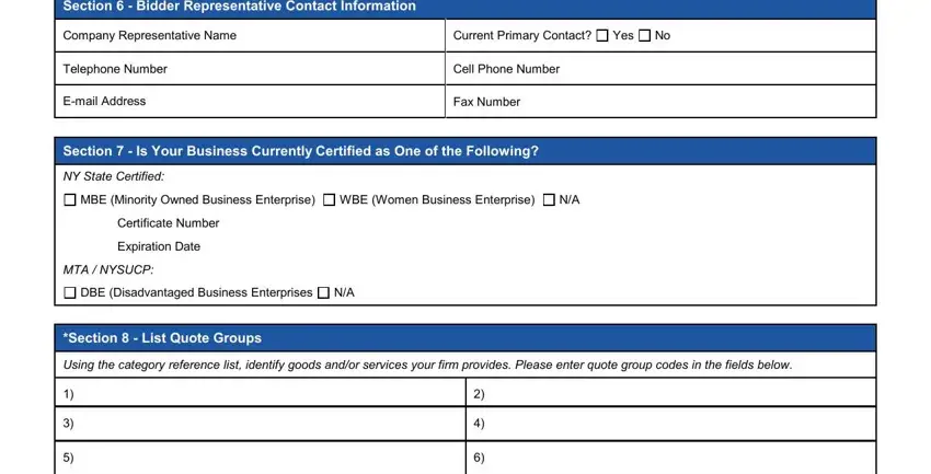 How to prepare Form Fin Po 001 portion 3