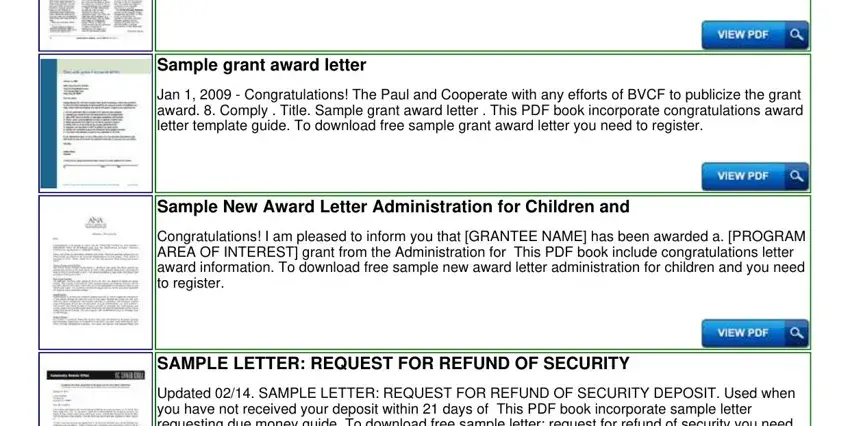 Stage # 2 in submitting social security award letter for pdf