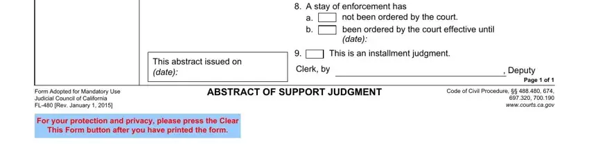 support abstract judgment writing process clarified (part 3)