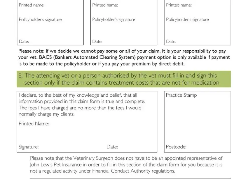 john lewis pet insurance claim form writing process outlined (step 3)