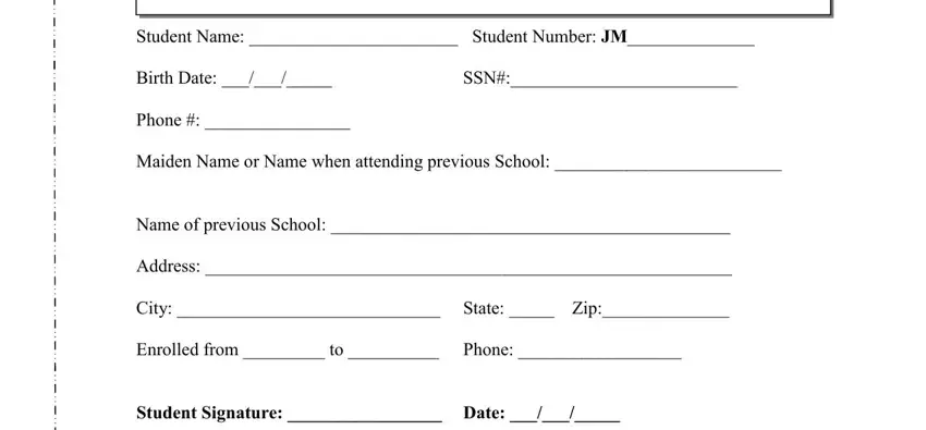 The best ways to complete high school request form jmhs part 1