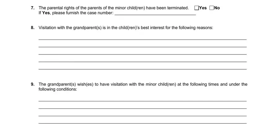 Writing section 5 of colorado grandparents' rights forms