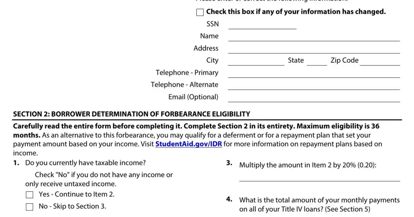 request forbearance form conclusion process explained (part 1)