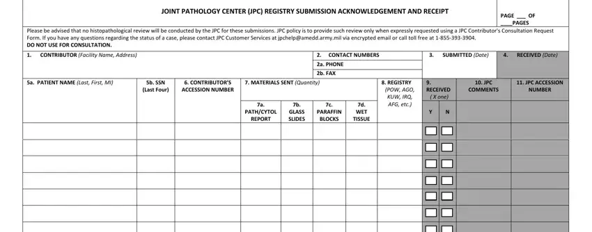 How one can fill out Jpc Form 543 part 1