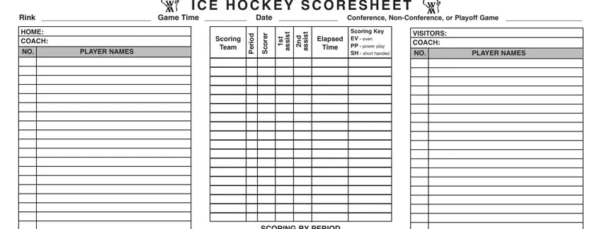 waha hockey scoresheet writing process outlined (step 1)