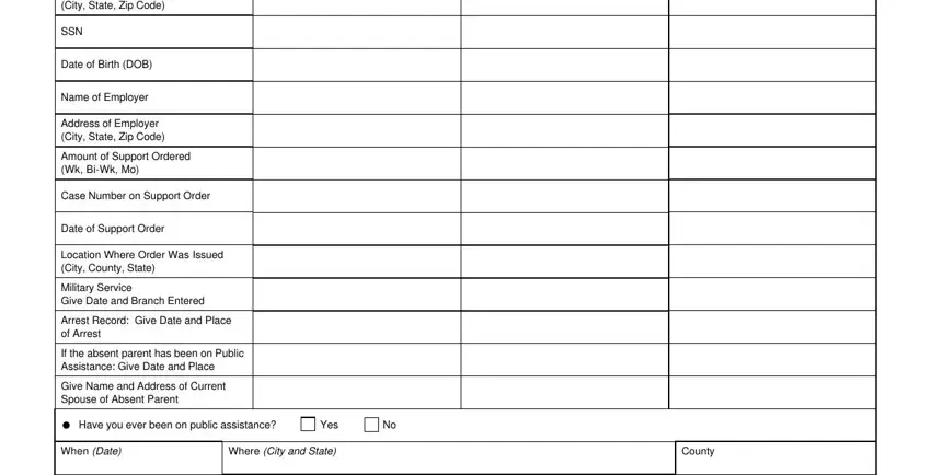 Tips to fill in Form Jfs 07076 portion 4