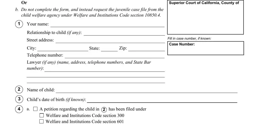 Guidelines on how to complete request disclosure form part 1