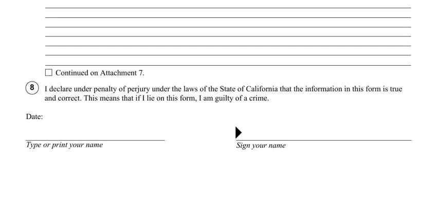 Date, Sign your name, and Type or print your name of request disclosure form