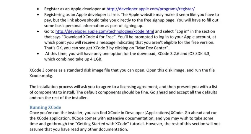 Running XCode Once youve run the, XCode  comes as a standard disk, and Register as an Apple developer at inside jumping into c book pdf no download needed
