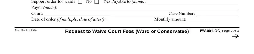 Part # 5 for filling out gc waive courts download