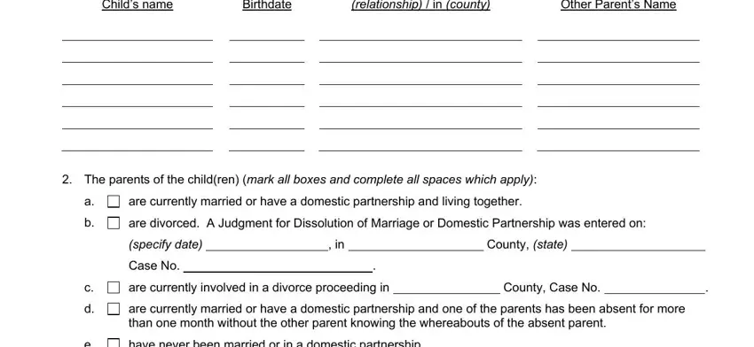 specify date, Childs name, and Case No inside california petition grandparent visitation