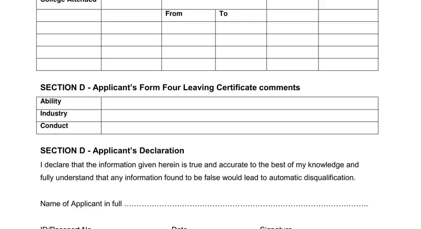 Find out how to complete kabete application form step 3