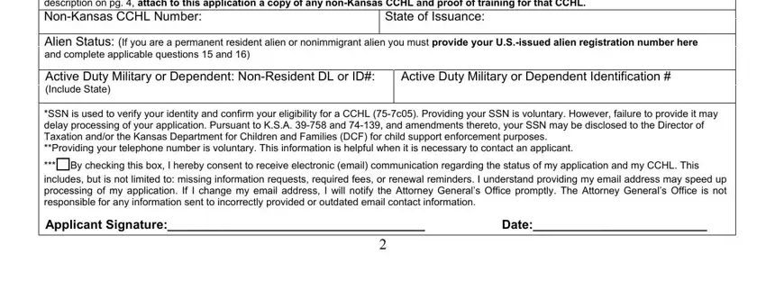 State of Issuance, Date, and Active Duty Military or Dependent inside concealed license kansas