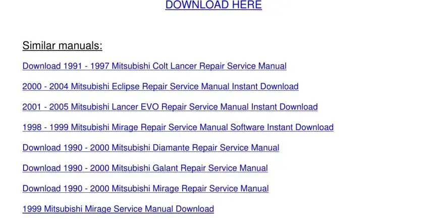 Mitsubishi Lancer EVO Repair, Mitsubishi Eclipse Repair, and Similar manuals inside manual book canter ps 125