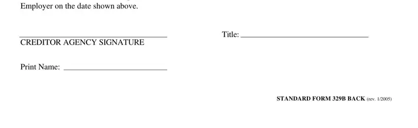 Step # 4 for completing fillable form sf 329c