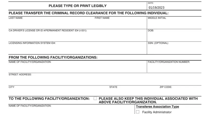 Ways to fill out CACI step 1