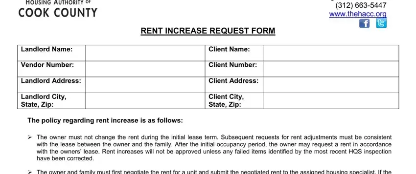 cook county housing authority rent increase request form writing process detailed (step 1)