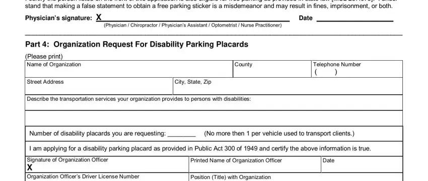 how to renew handicap placard online writing process described (step 3)
