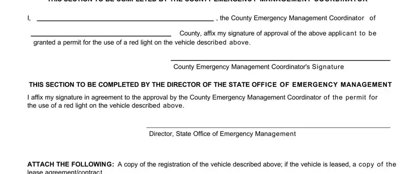 the County Emergency Management, County Emergency Management, and I affix my signature in agreement of BLC-56A