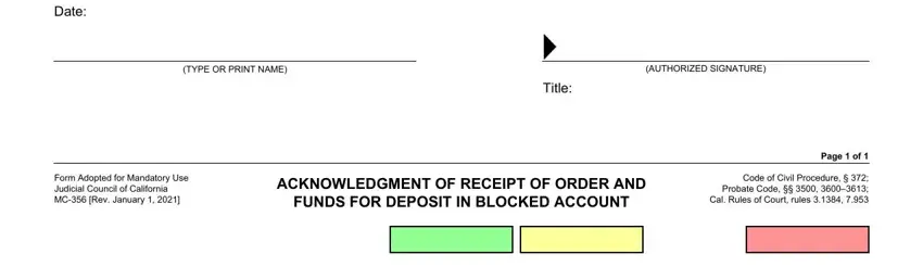 Title, Code of Civil Procedure   Probate, and TYPE OR PRINT NAME in acknowledgment order search