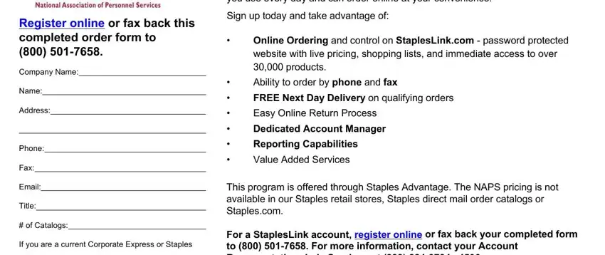 Tips on how to fill in staple advantage login part 1