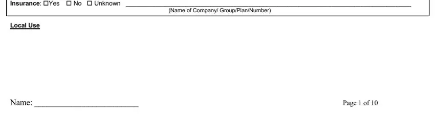 Local Use, Name, and Name of Company GroupPlanNumber inside Code19