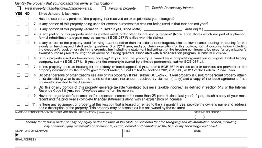 How one can fill out claim welfare exemption part 2