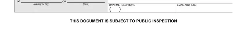 Ways to fill out habla portion 3