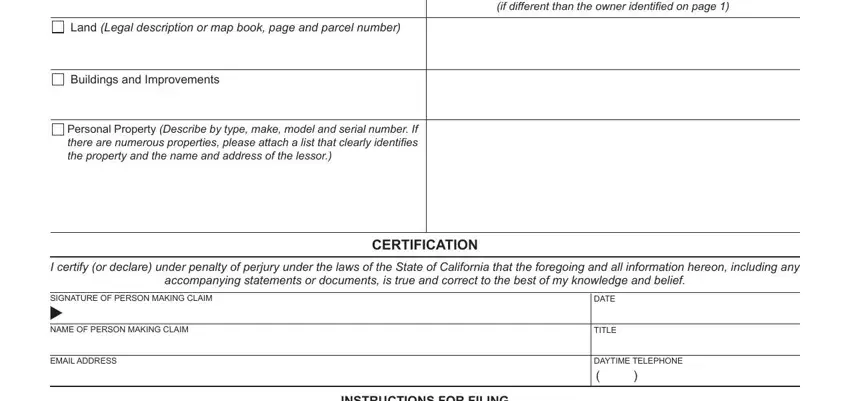 Form Boe 268 A conclusion process detailed (portion 3)