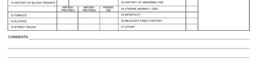 Completing section 3 of prenatal visit prenatal record template