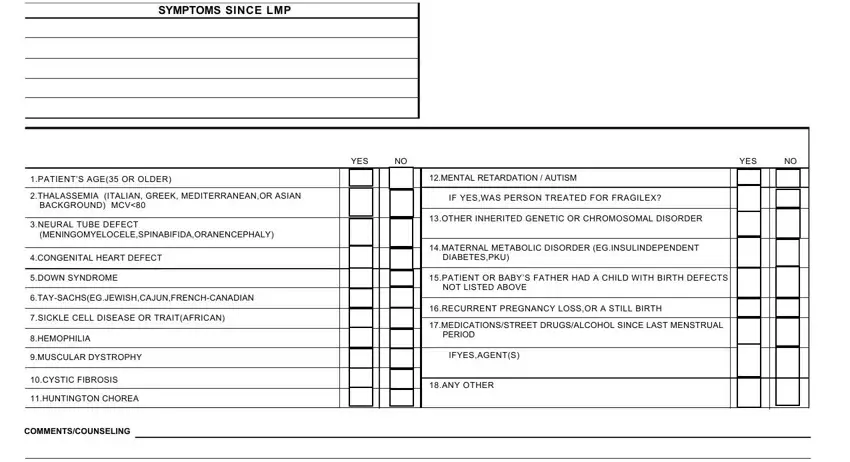 prenatal visit prenatal record template writing process shown (part 4)