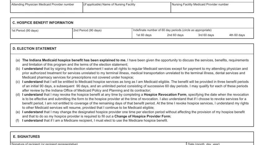 Stage # 2 in filling out State Form 48737