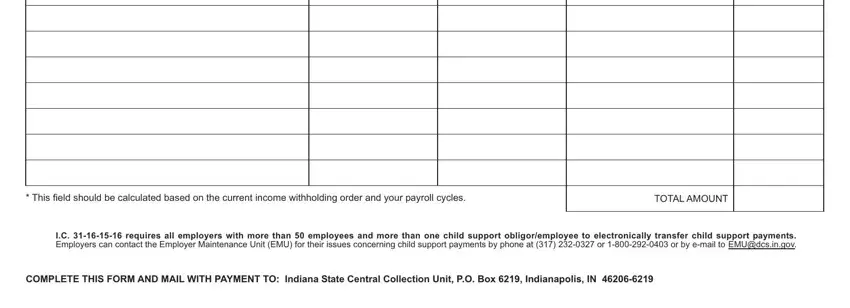 Step # 2 in submitting employer remittance indiana
