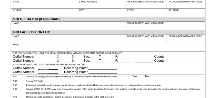 Step no. 2 of filling out Form Mo 780 0795