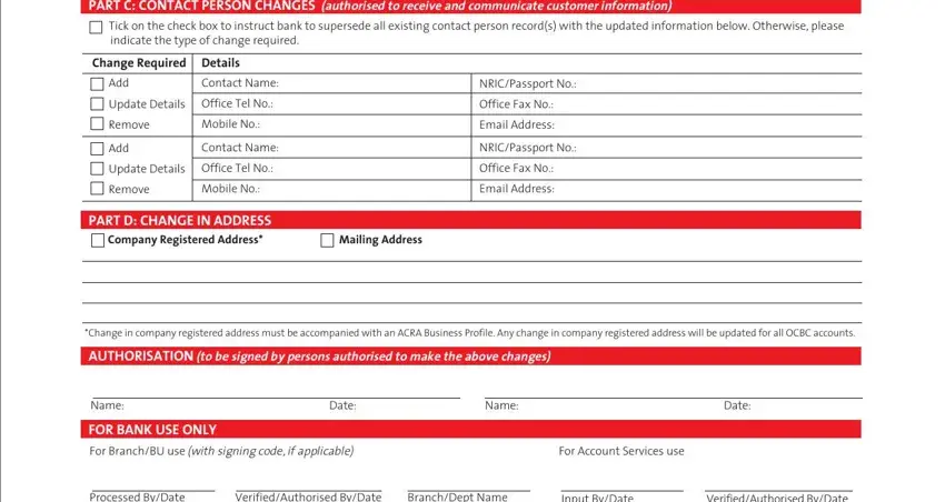 Contact Name, Add, and Remove of ocbc change of address form corporate
