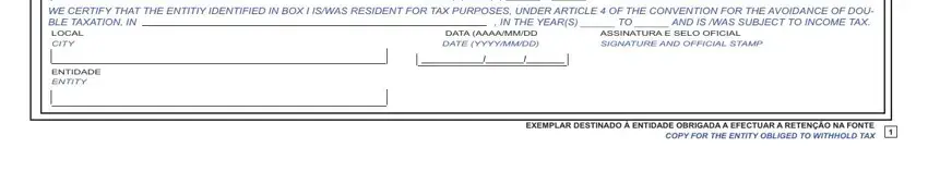 Writing section 3 of rfi tax template