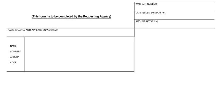Filling out part 4 of request for duplicate controller's warrant stop payment