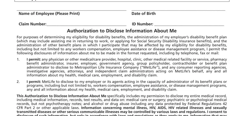 metlife short term disability form writing process clarified (step 5)