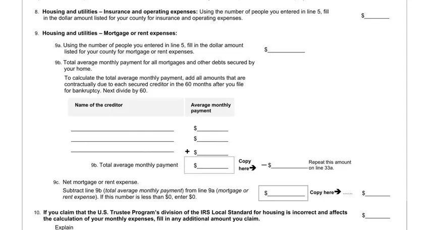 Tips to fill out bankruptcy form 122c 1 part 4