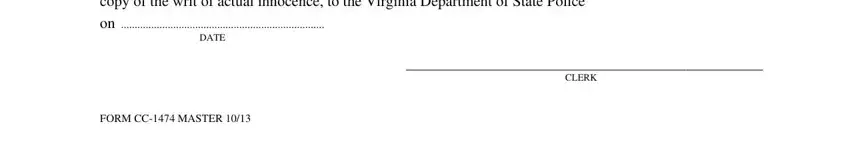 Stage # 3 in completing virginia expungement order