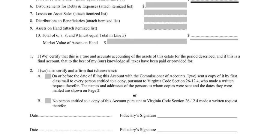 Filling in part 2 in virginia form cc 1680