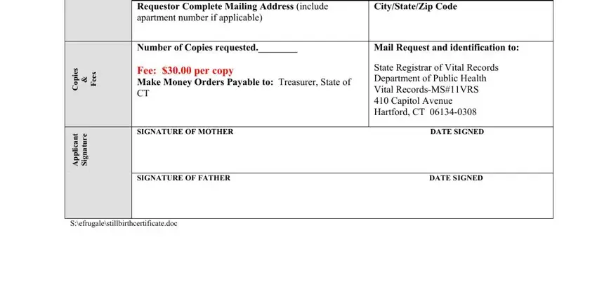 A way to fill out pennsylvania stillborn death certificate form part 2