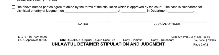 Writing segment 5 of los angeles superior court forms unlawful detainer