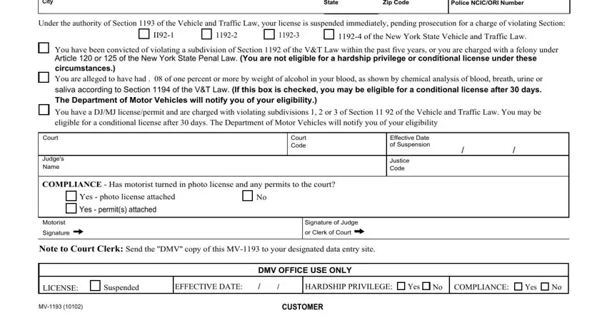 Guidelines on how to prepare ny hardship form step 2
