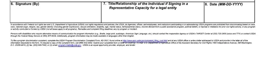 Step number 3 of submitting form department ccc online