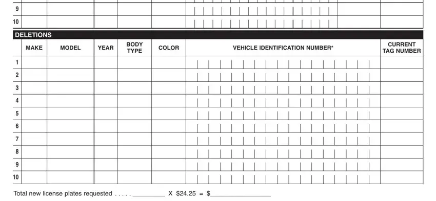 How one can fill in alabama form mv part 2