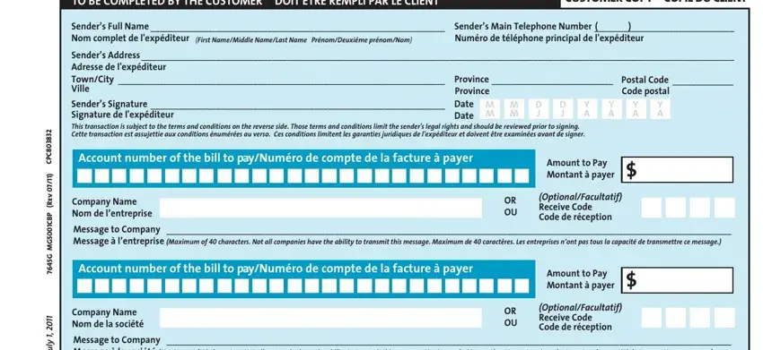 Moneygram Express Payment Form ≡ Fill Out Printable PDF Forms Online