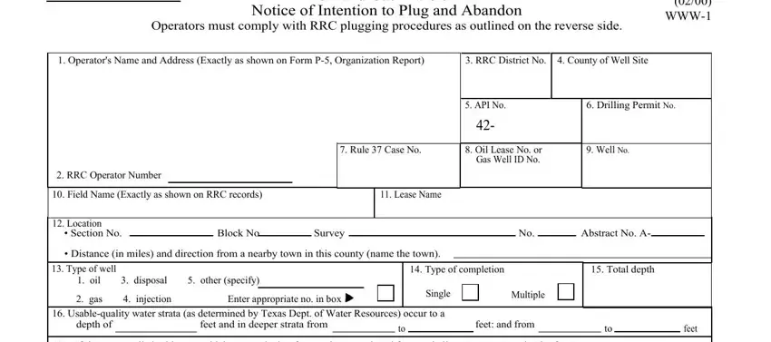 Step # 1 of submitting form 3a commission form