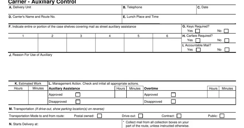 Ways to fill out usps form 3996 stage 1